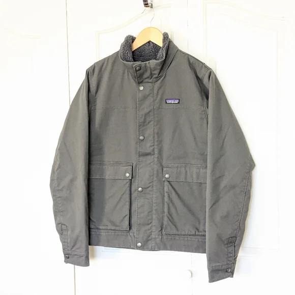 NWT Patagonia Mens Maple Grove Canvas Jacket Forge Grey Size M - Picture 5 of 16